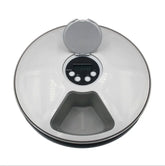 Automatic Feeder Pet Dog Round Timing Feeder 6 Meals 6 Grids Cat Dog Electric Dry Food Dispenser 24 Hours Feed Pet Supplies
